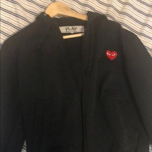 CDG PLAY zip hoodie